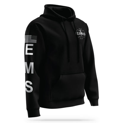 [EMS] Reflective Performance Hoodie 2.0 [BLK/REF]-13 Fifty Apparel