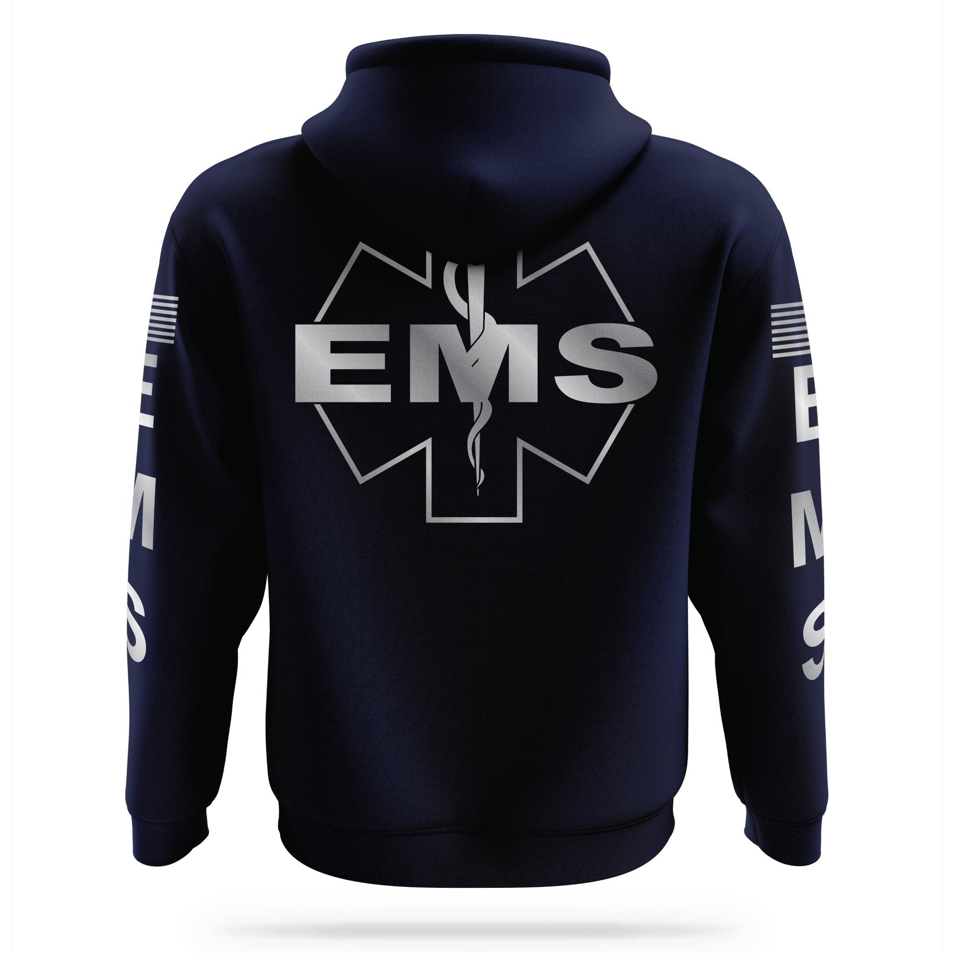 [EMS] Reflective Performance Hoodie 2.0 [NVY/REF]-13 Fifty Apparel