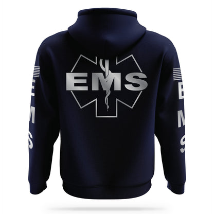 [EMS] Reflective Performance Hoodie 2.0 [NVY/REF]-13 Fifty Apparel