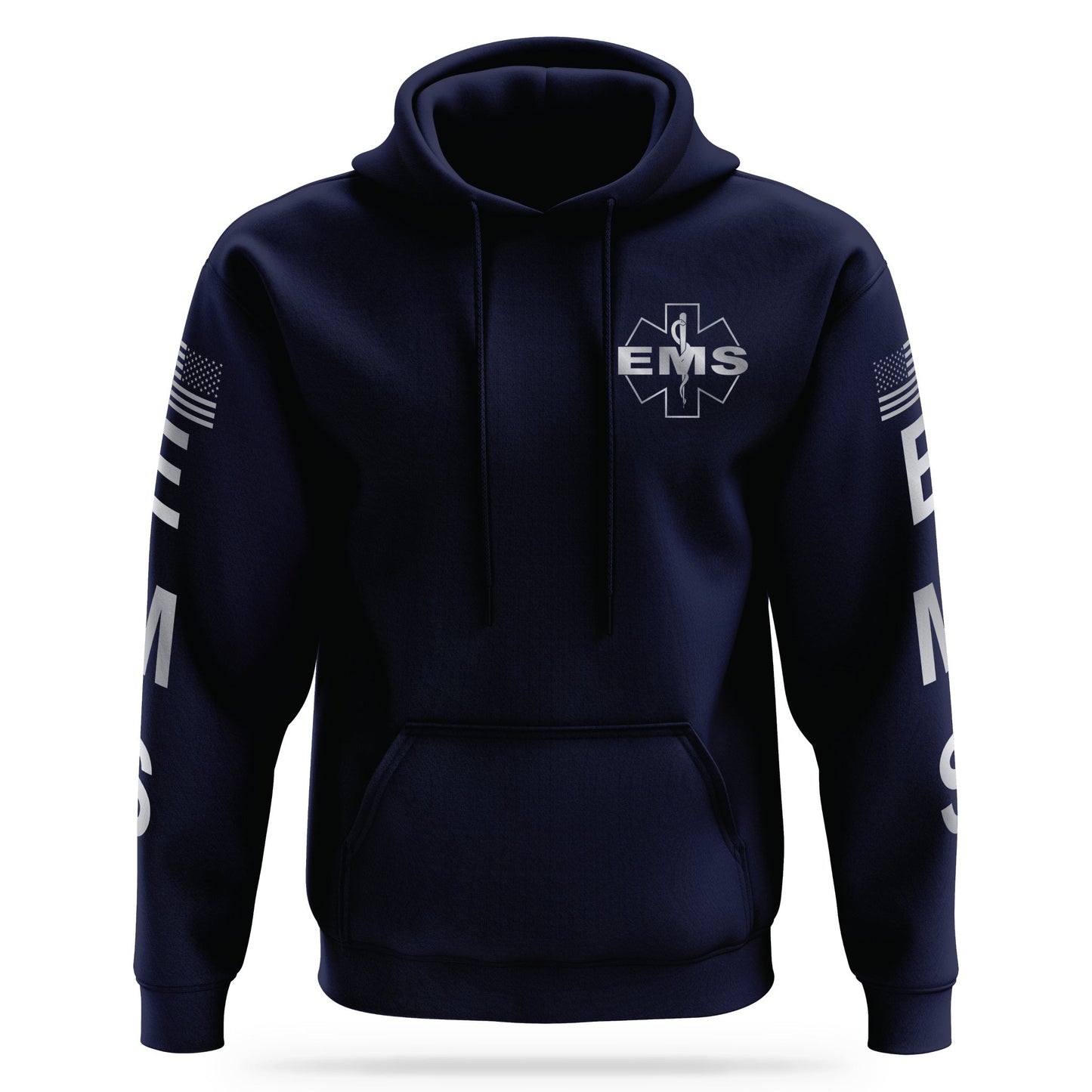 [EMS] Reflective Performance Hoodie 2.0 [NVY/REF]-13 Fifty Apparel