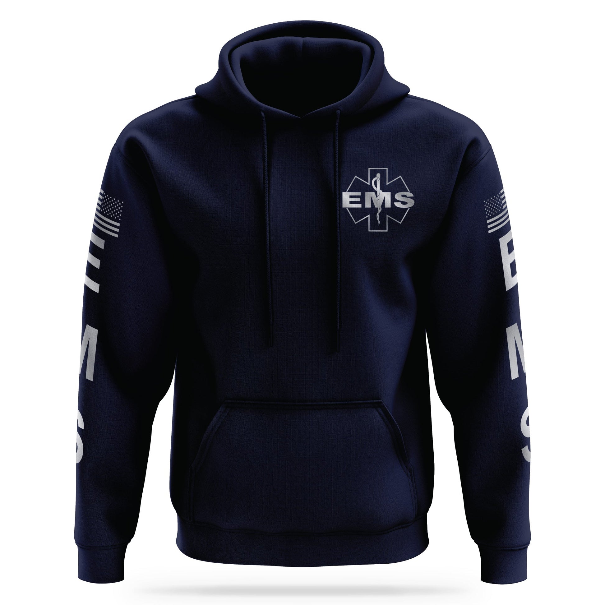 [EMS] Reflective Performance Hoodie 2.0 [NVY/REF]-13 Fifty Apparel