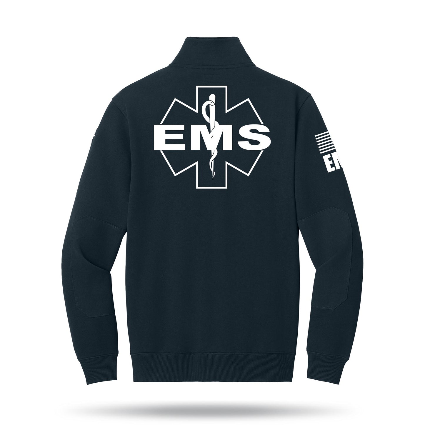 [EMS] Tough Fleece Quarter Zip [NVY/WHT]﻿﻿-13 Fifty Apparel