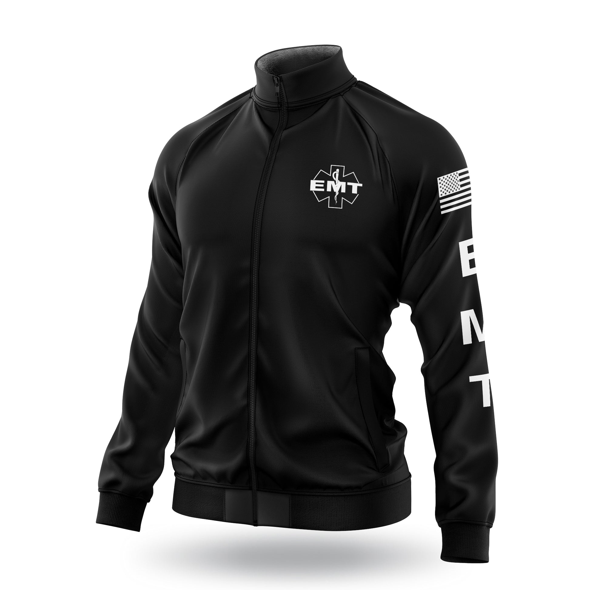 [EMT] Defender Jacket [BLK/WHT]﻿-13 Fifty Apparel