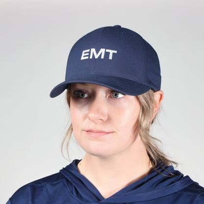 [EMT] Embroidered Flexfit® Adjustable Cap [NVY/WHT]-13 Fifty Apparel