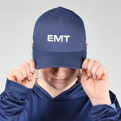 [EMT] Embroidered Flexfit® Adjustable Cap [NVY/WHT]-13 Fifty Apparel