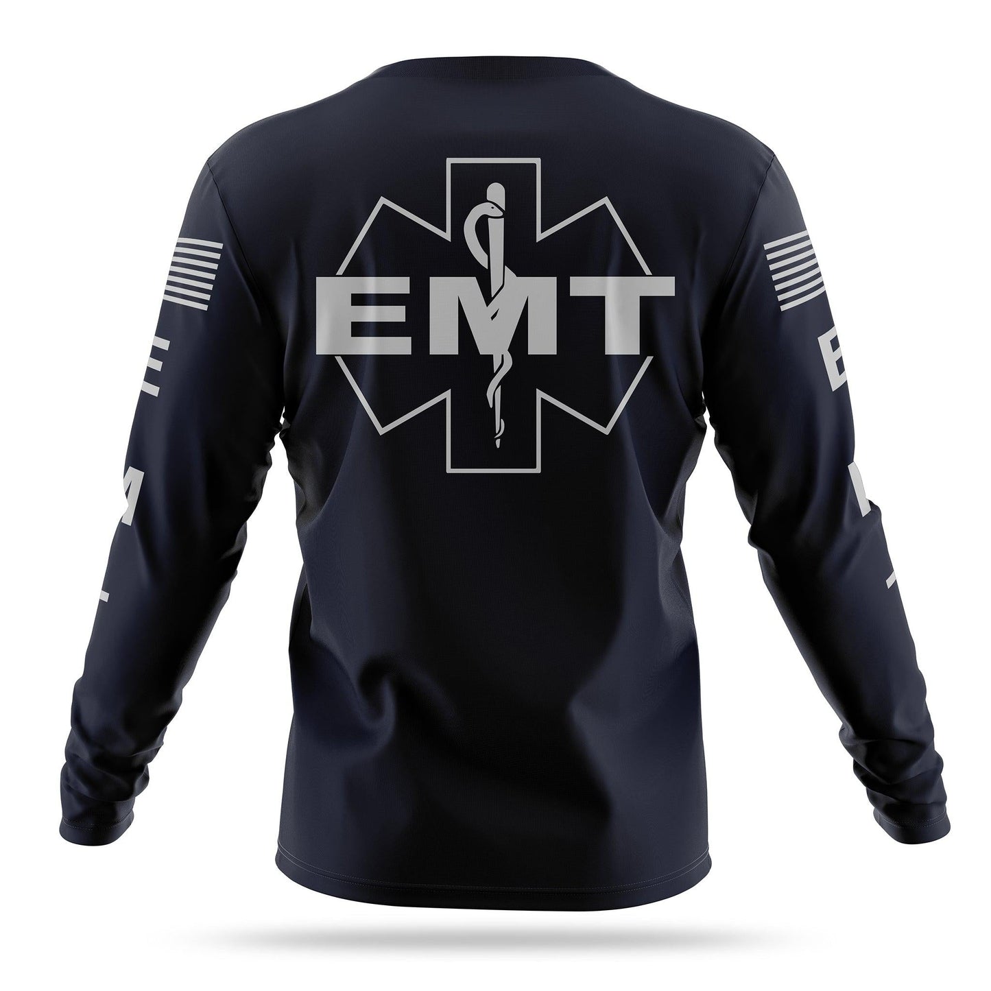 [EMT] Men's Performance Long Sleeve [NVY/WHT]-13 Fifty Apparel