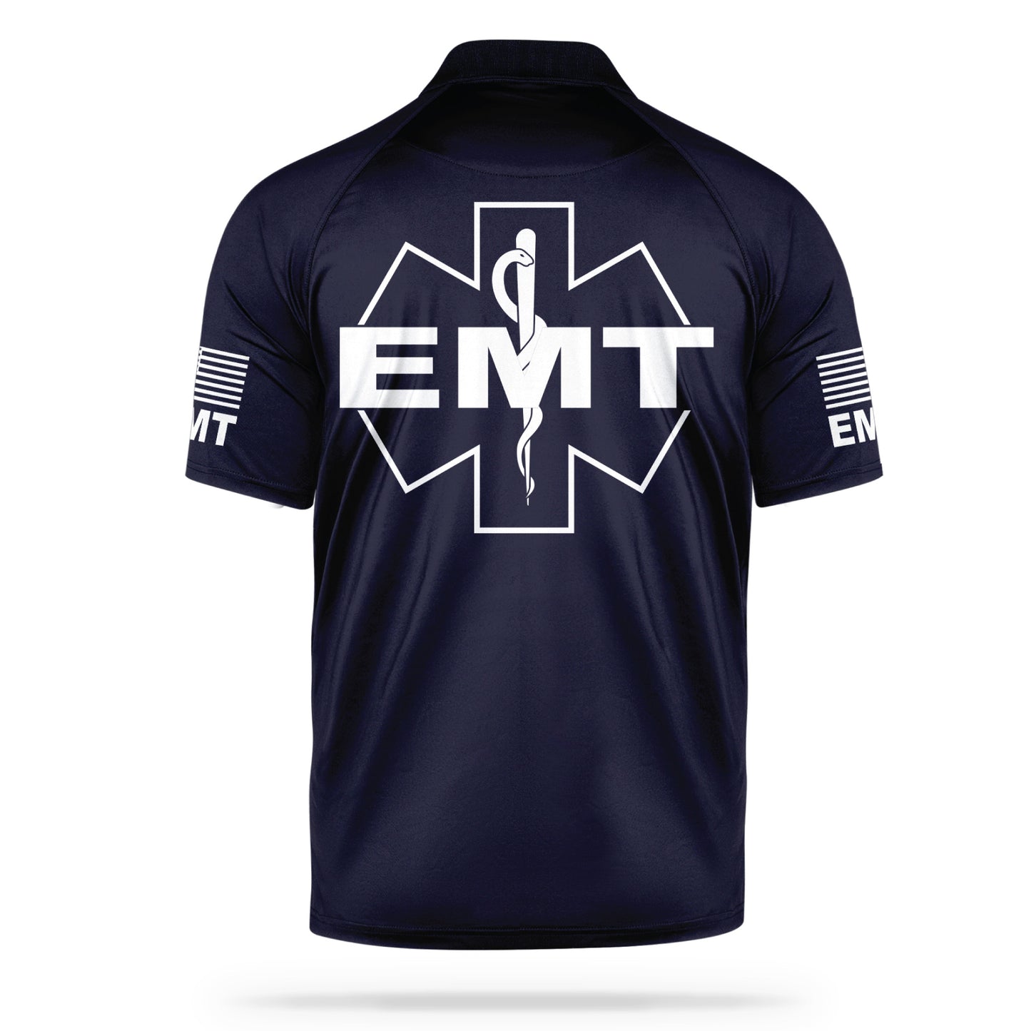 [EMT] Men's Performance Polo [NVY/GRY] 13 Fifty Apparel 