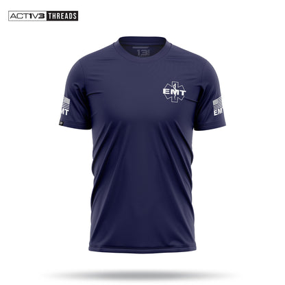 [EMT] Men's Performance Shirt [NVY/WHT]-13 Fifty Apparel