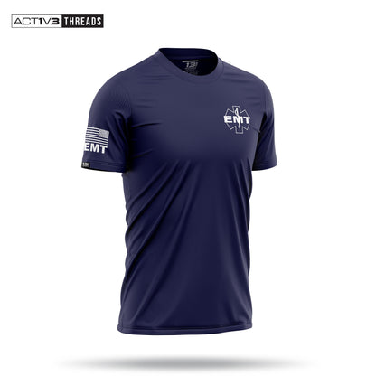[EMT] Men's Performance Shirt [NVY/WHT]-13 Fifty Apparel