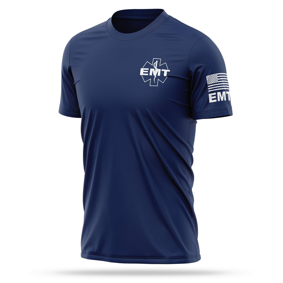 [EMT] Men's Utility Shirt [NVY/WHT] | 13 Fifty Apparel