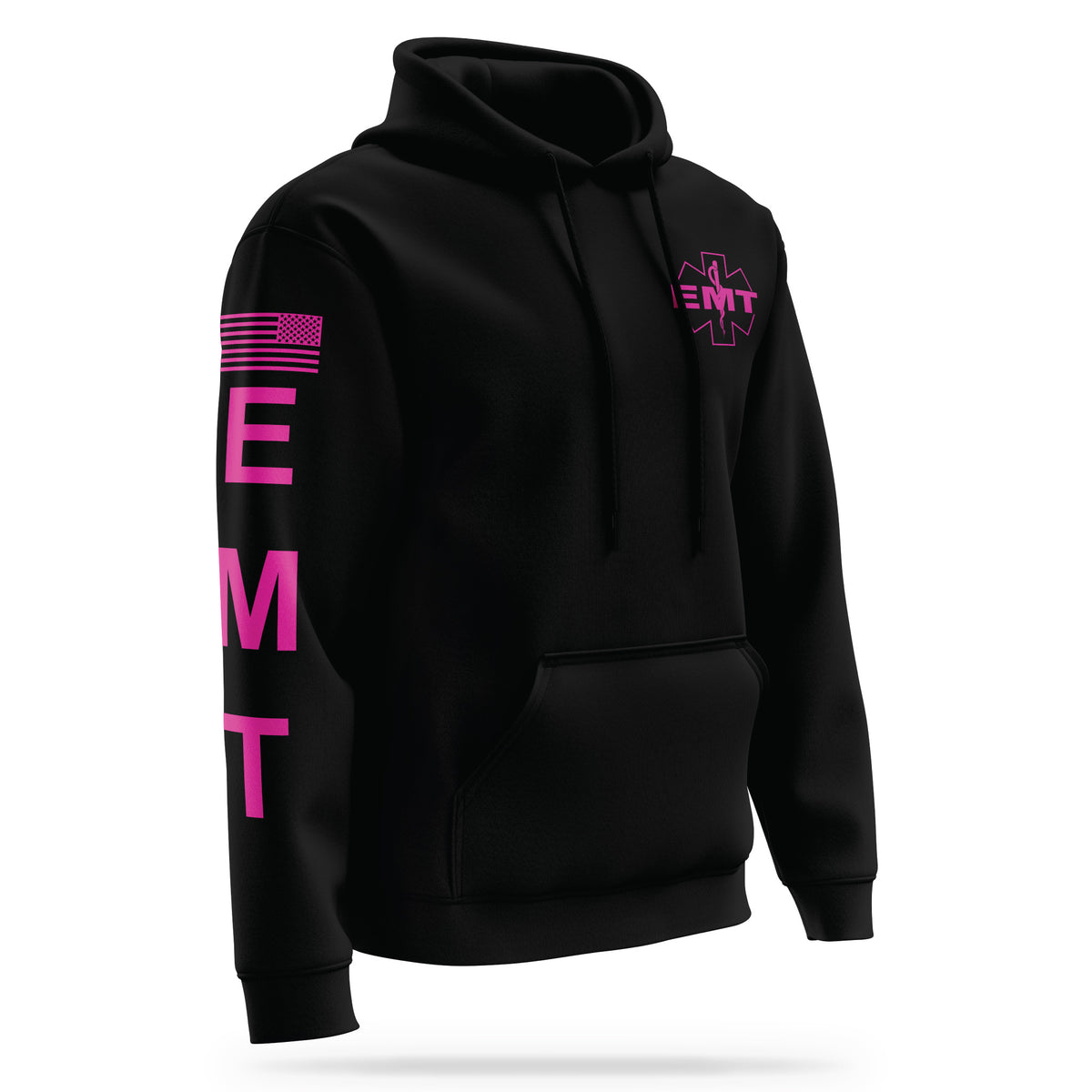 [EMT] Performance Hoodie 2.0 [BLK/PNK] 13 Fifty Apparel 