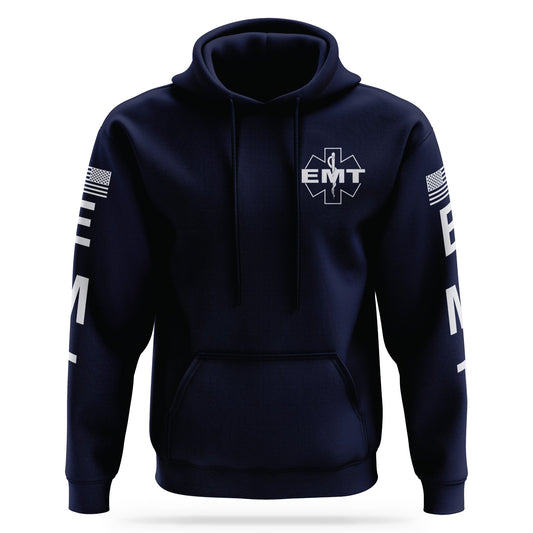 [EMT] Performance Hoodie 2.0 [NVY/WHT]-13 Fifty Apparel