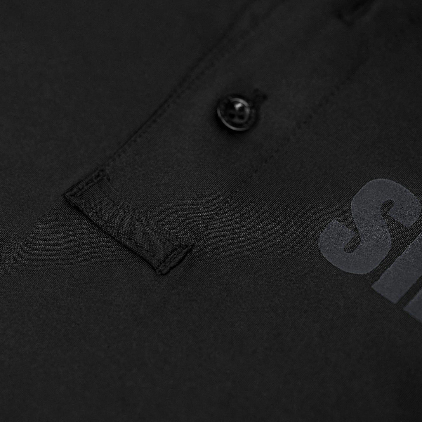 [EMT] Reflective Men's Performance Polo [BLK/REF]-13 Fifty Apparel