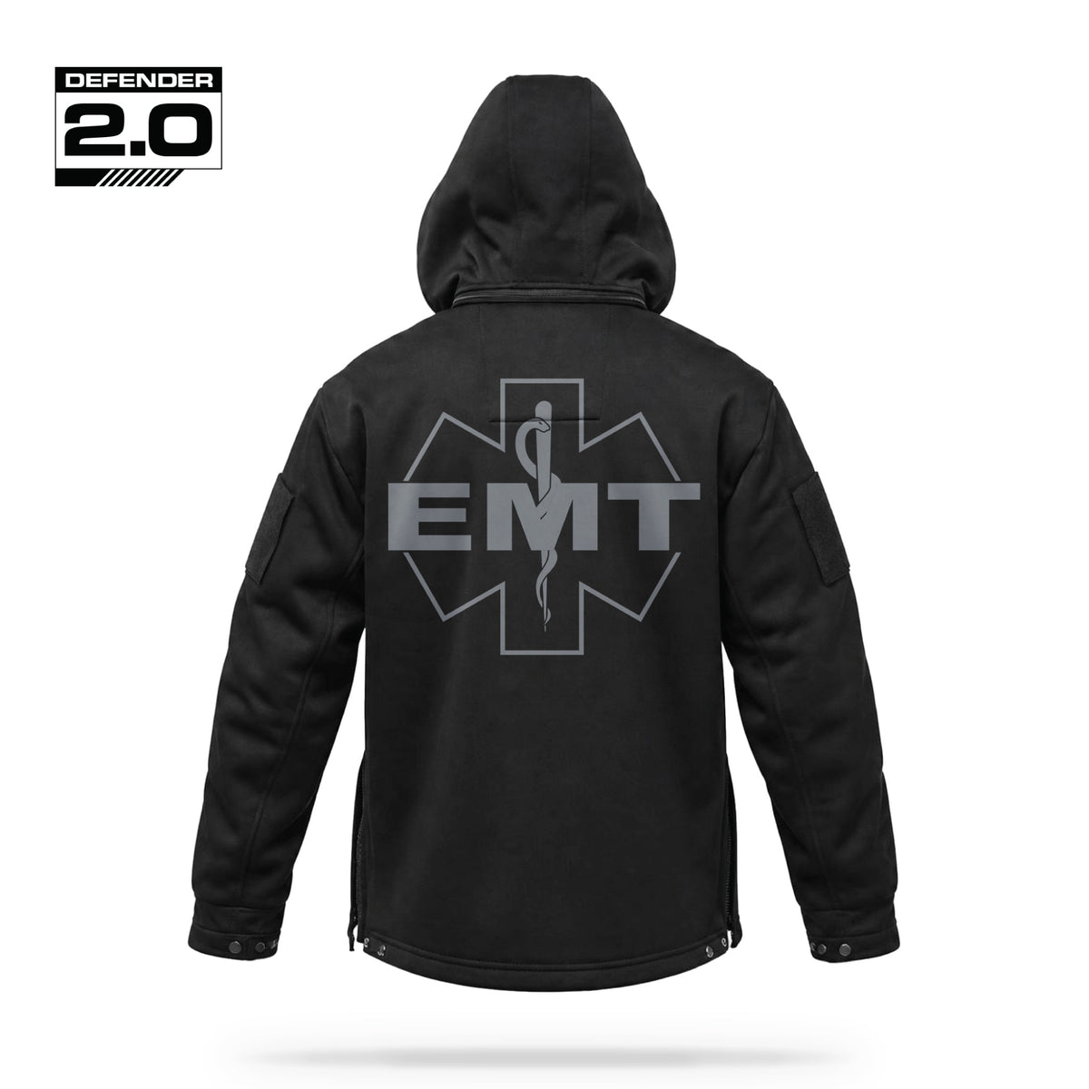 [EMT] Tactical Defender Jacket [BLK/GRY]-13 Fifty Apparel