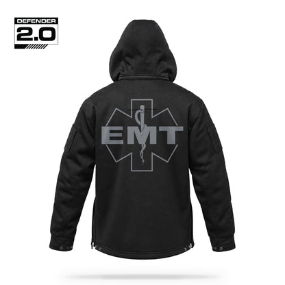 [EMT] Tactical Defender Jacket [BLK/GRY]-13 Fifty Apparel