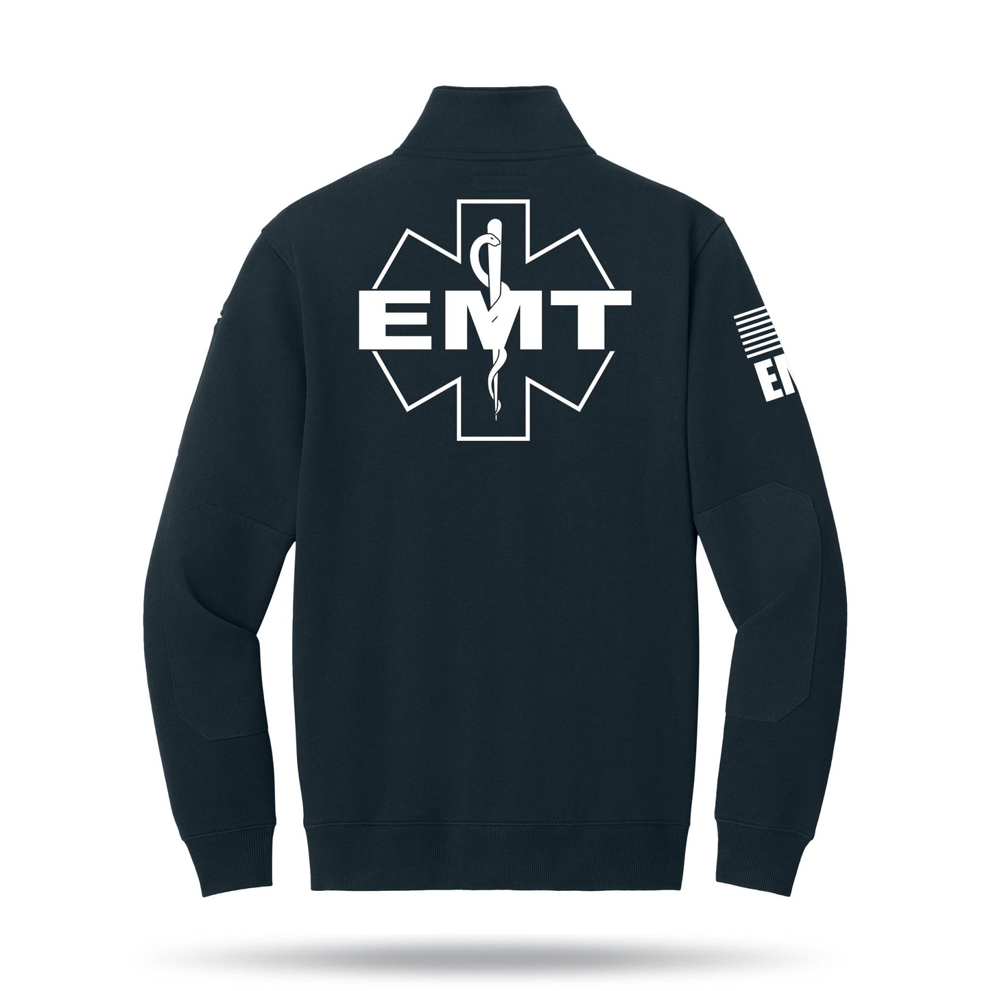 [EMT] Tough Fleece Quarter Zip [NVY/WHT]-13 Fifty Apparel
