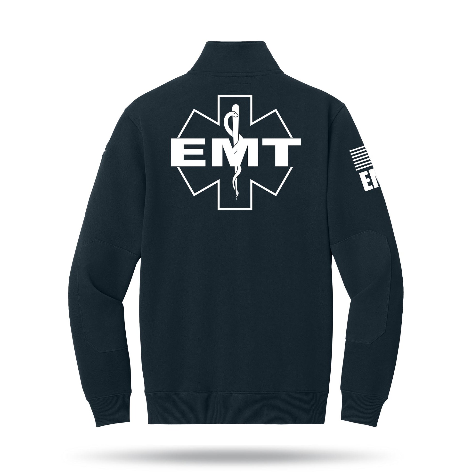 [EMT] Tough Fleece Quarter Zip [NVY/WHT]-13 Fifty Apparel