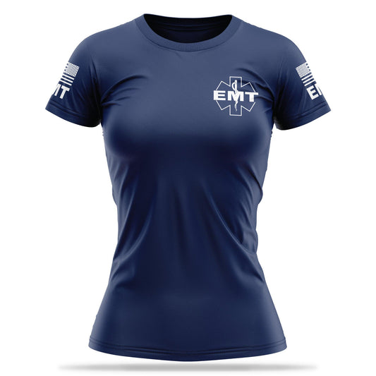 [EMT] Women's Utility Shirt [NVY/WHT]-13 Fifty Apparel