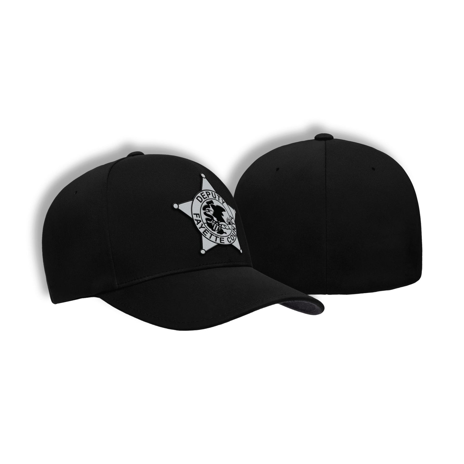 [FAYETTE CO SO] Flex Fit Delta® Cap [BLK/GRY]-13 Fifty Apparel