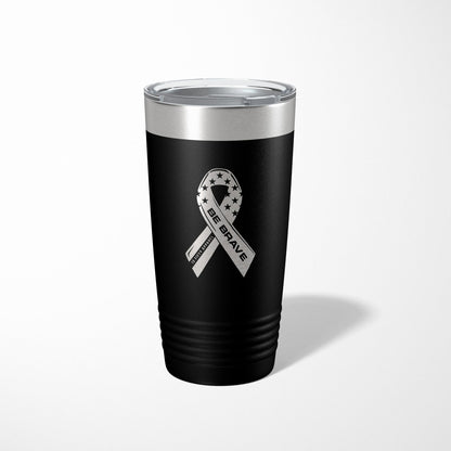 [FCSO] Be Brave 24 Stainless Steel Tumbler [BLK]-13 Fifty Apparel