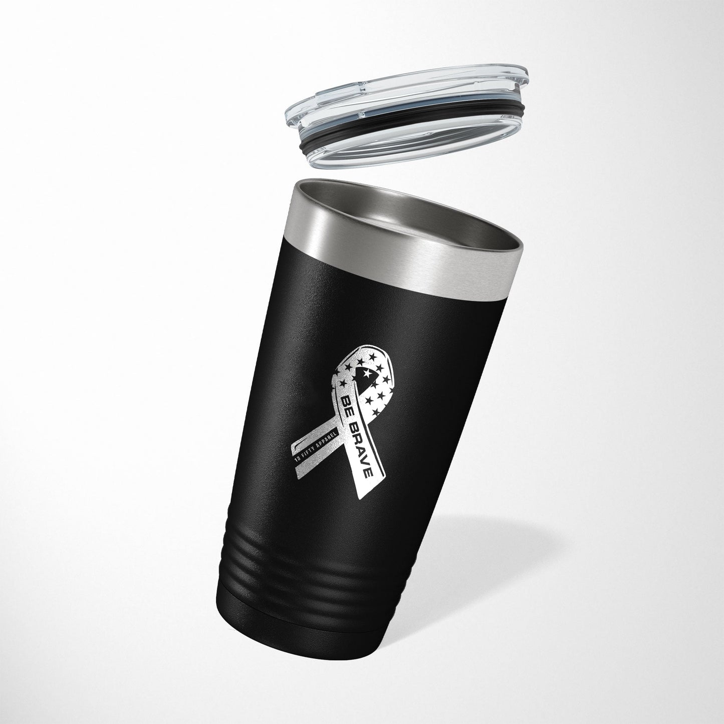 [FCSO] Be Brave 24 Stainless Steel Tumbler [BLK]-13 Fifty Apparel