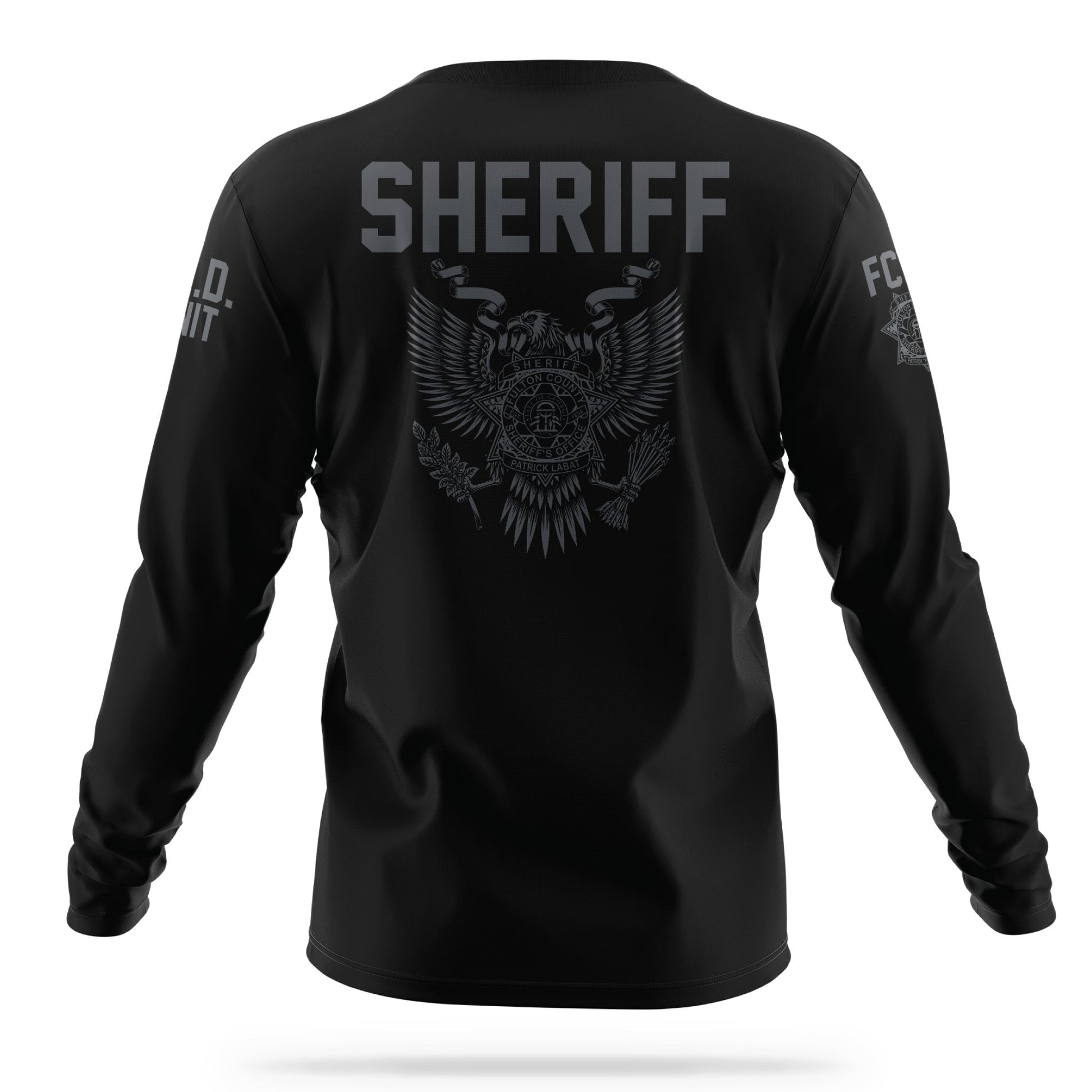 [FCSO] CID UNIT Utility Long Sleeve [BLK/GRY]-13 Fifty Apparel