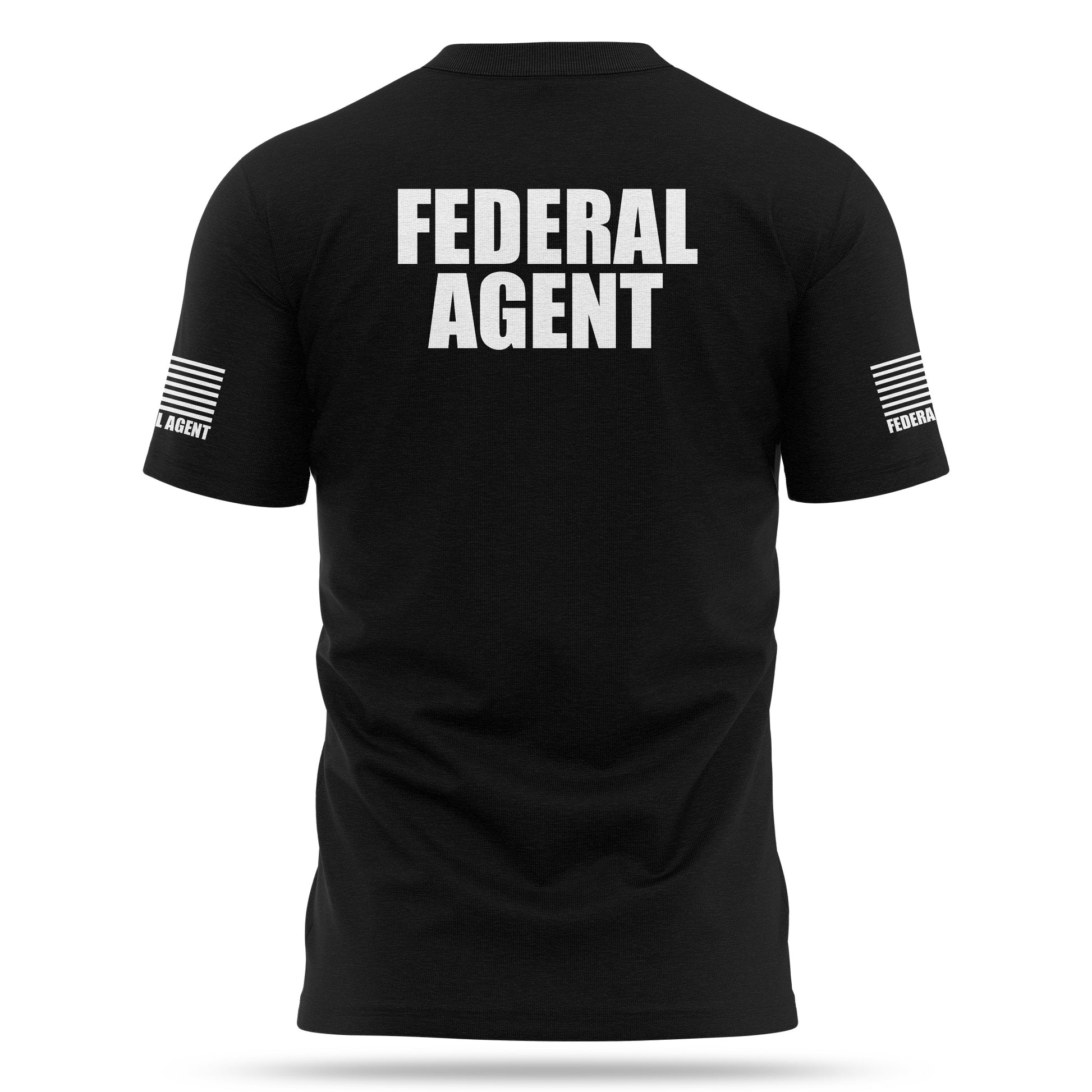[FEDERAL AGENT] Cotton Blend Shirt [BLK/WHT]-13 Fifty Apparel