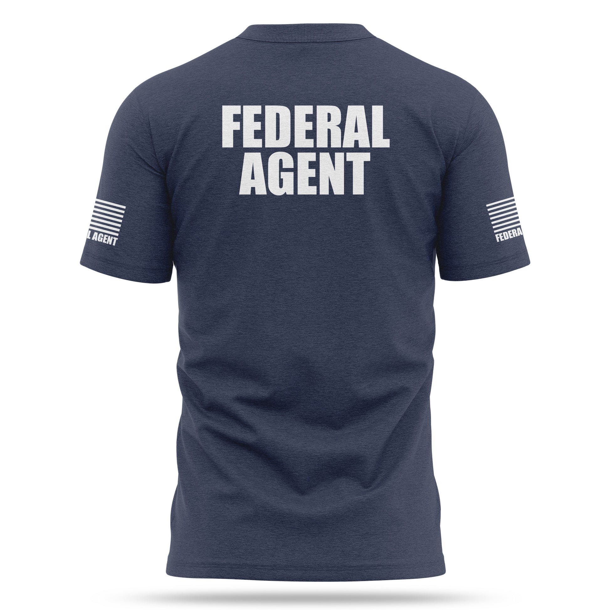 [FEDERAL AGENT] Cotton Blend Shirt [NVY/WHT]-13 Fifty Apparel