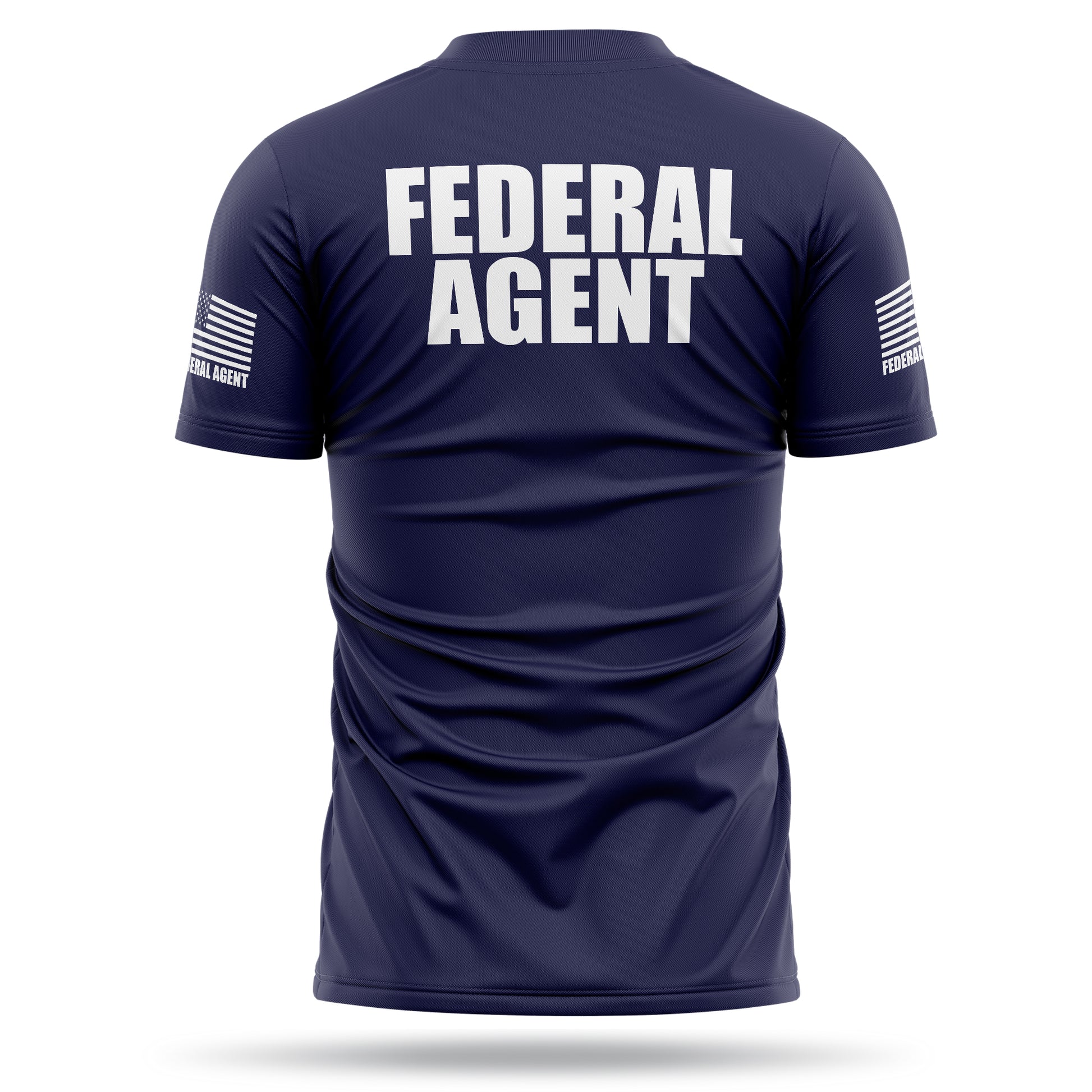 [FEDERAL AGENT] Men's Utility Shirt [NVY/WHT]-13 Fifty Apparel