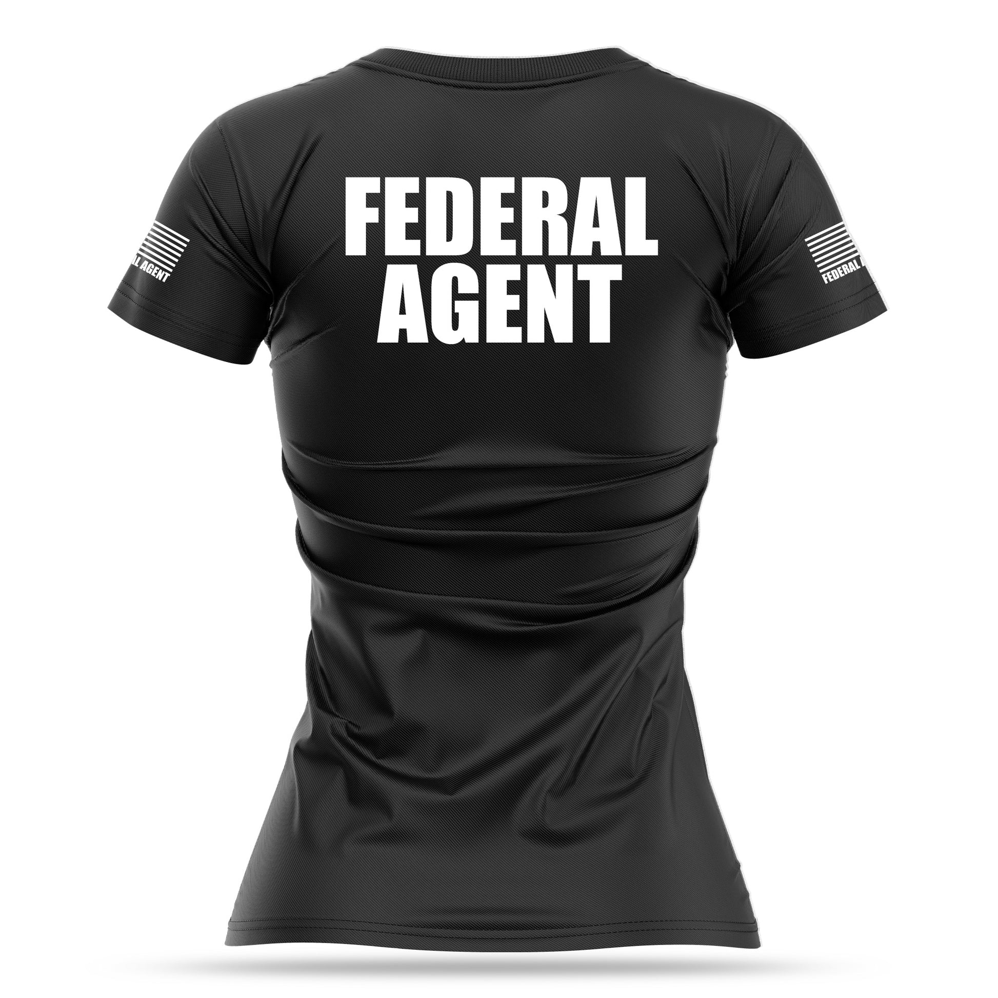 [FEDERAL AGENT] Women's Utility Shirt [BLK/WHT]-13 Fifty Apparel
