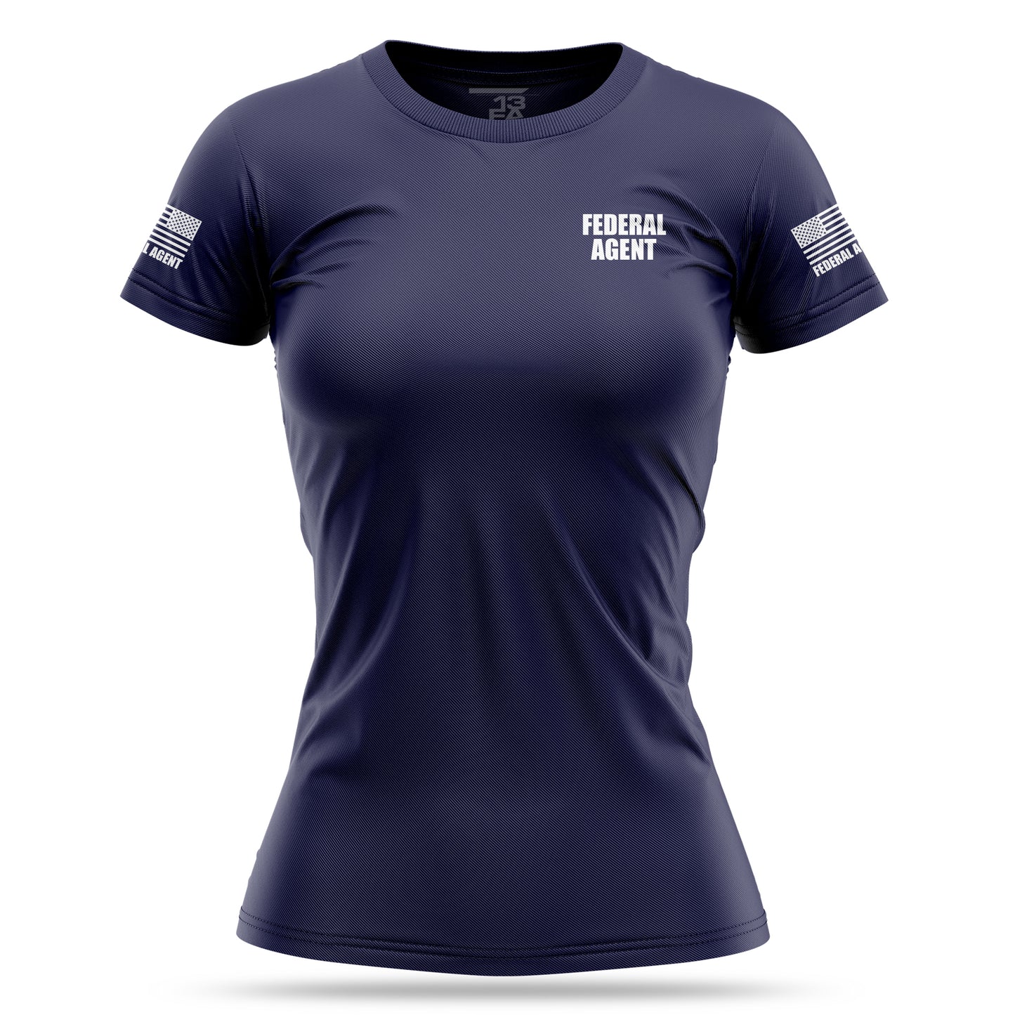 [FEDERAL AGENT] Women's Utility Shirt [NVY/WHT]-13 Fifty Apparel