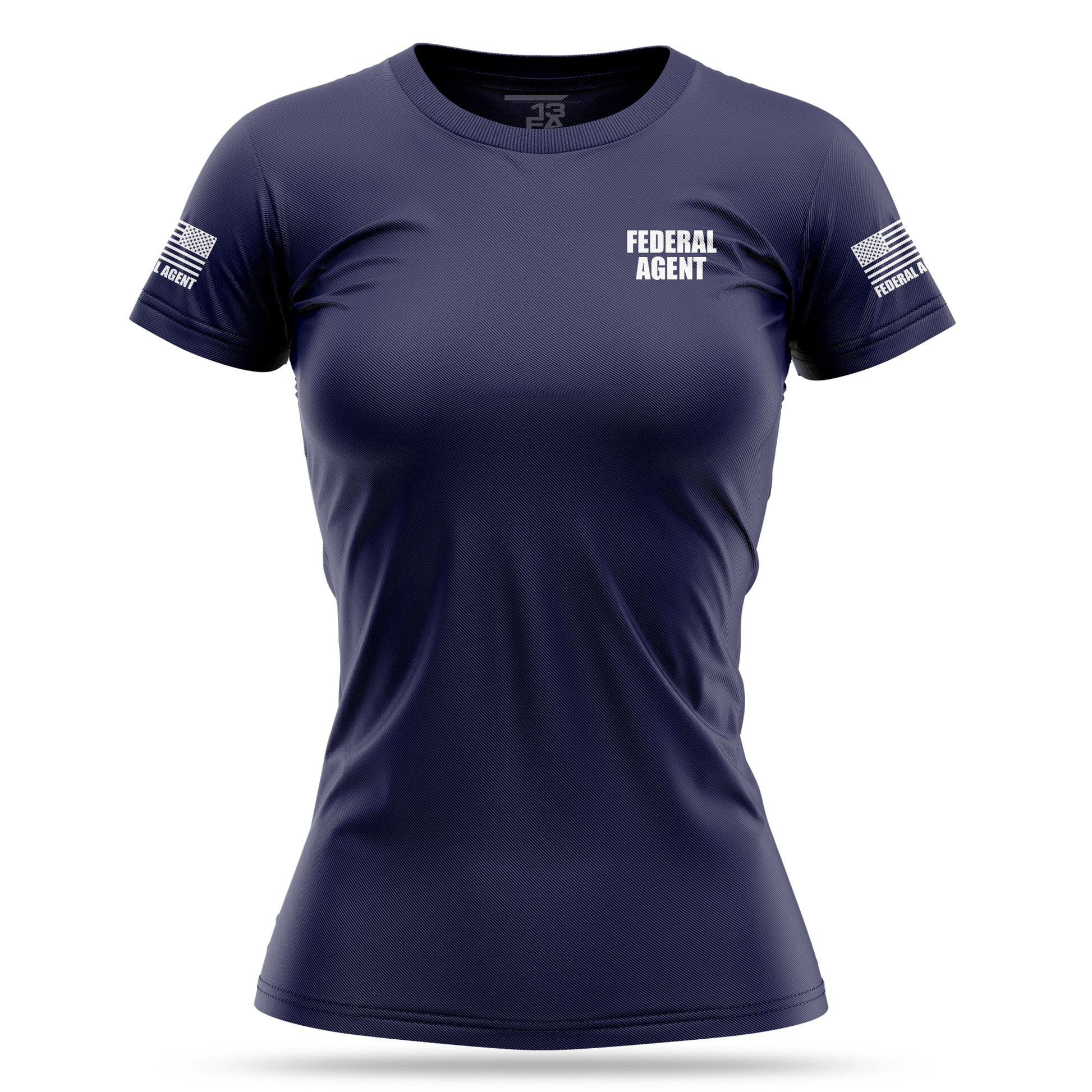 [FEDERAL AGENT] Women's Utility Shirt [NVY/WHT]-13 Fifty Apparel