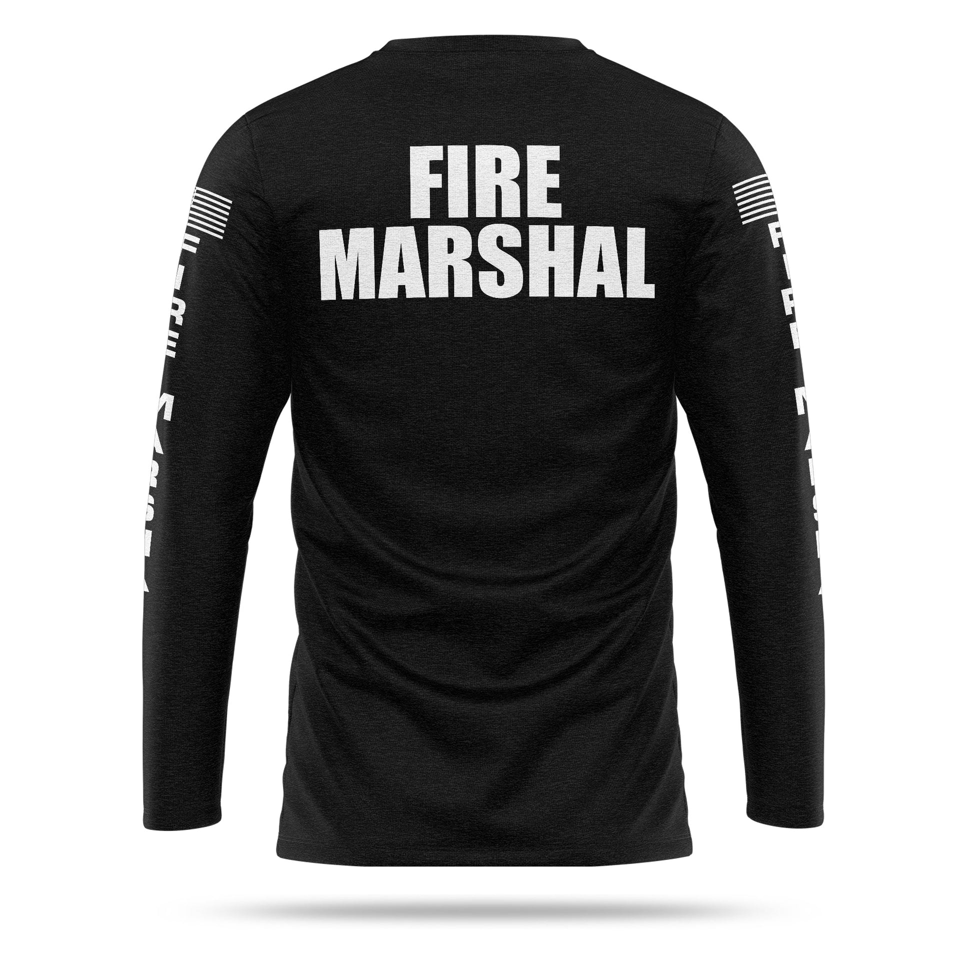 [FIRE MARSHAL] Cotton Blend Long Sleeve [BLK/WHT]-13 Fifty Apparel