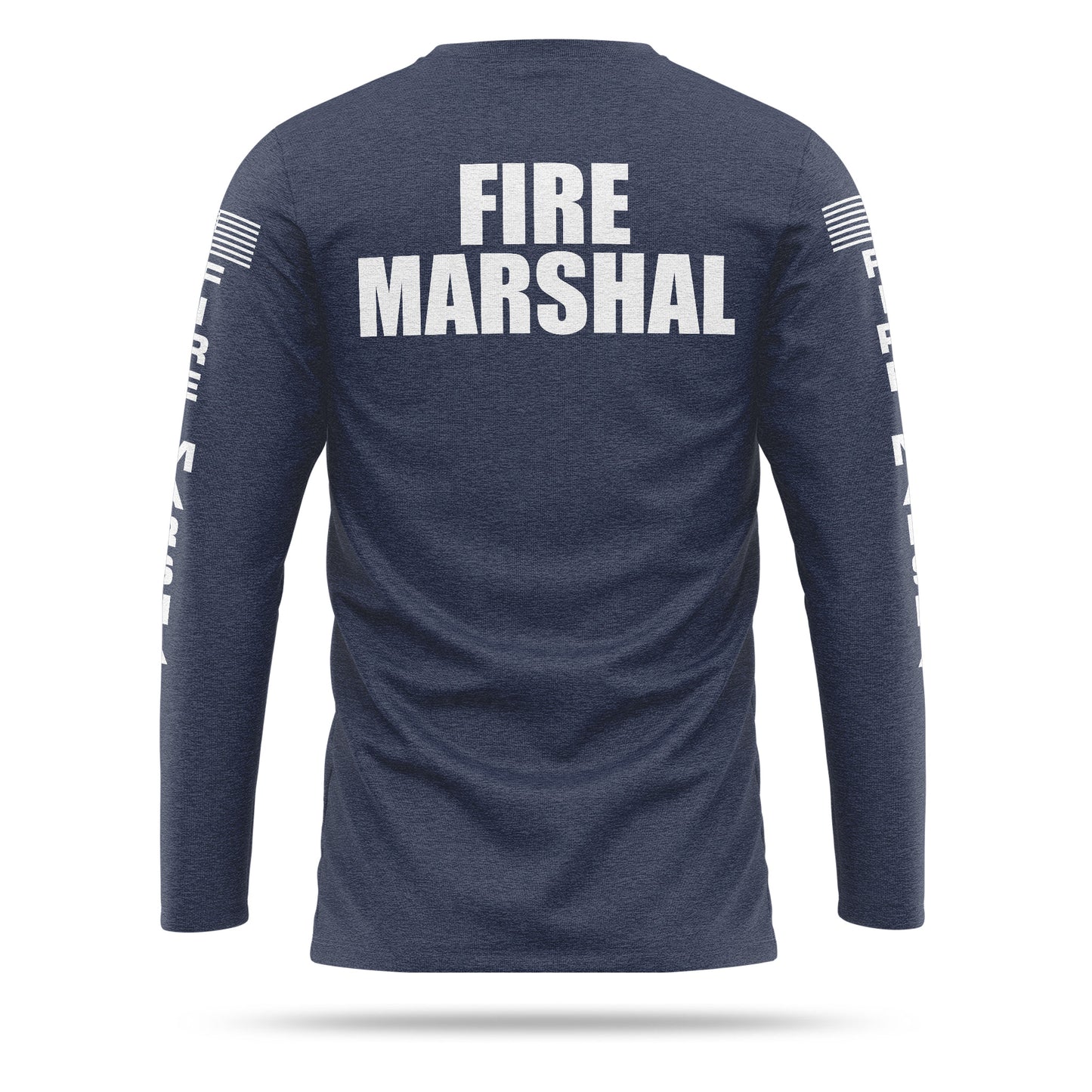 [FIRE MARSHAL] Cotton Blend Long Sleeve [NVY/WHT]-13 Fifty Apparel