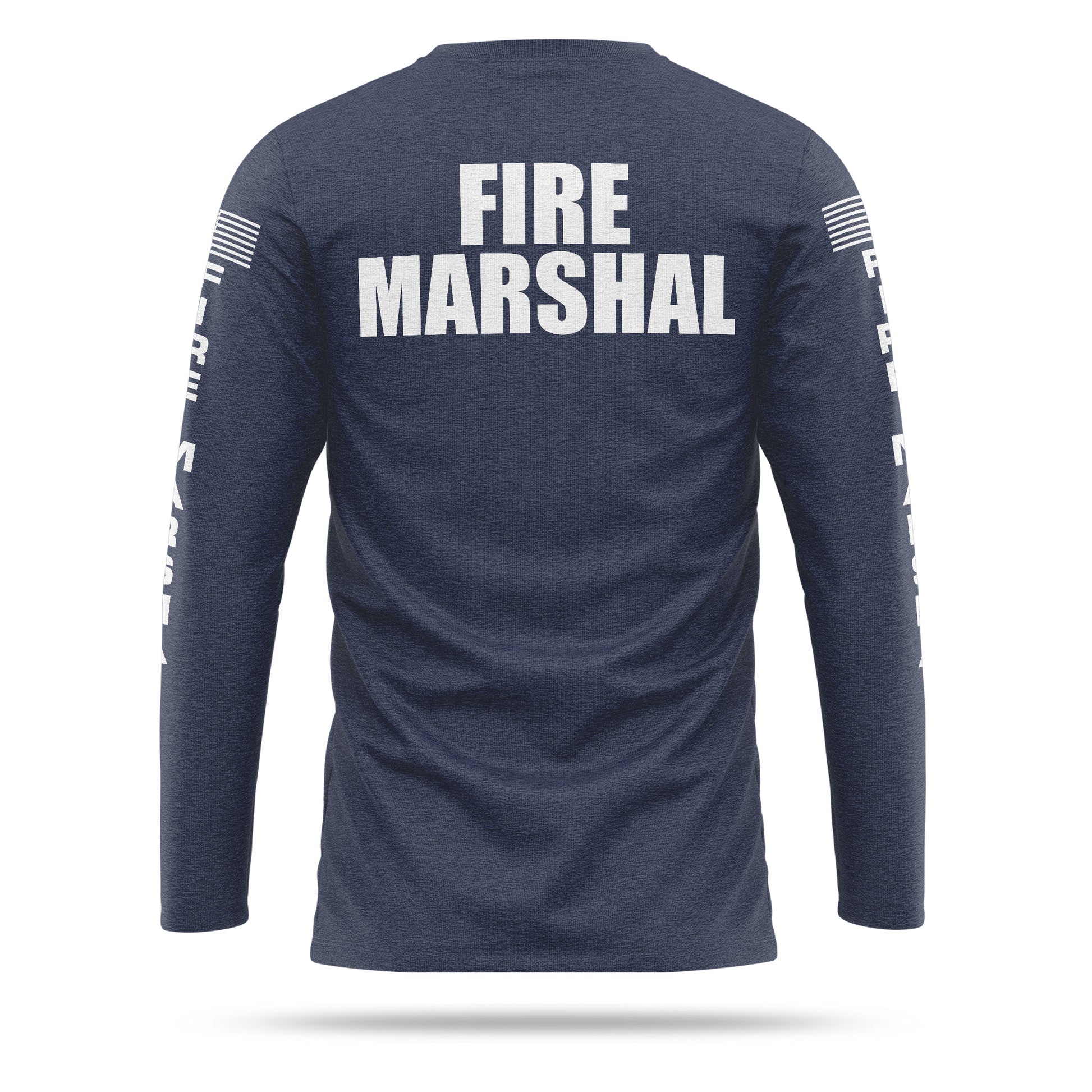 [FIRE MARSHAL] Cotton Blend Long Sleeve [NVY/WHT]-13 Fifty Apparel