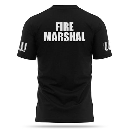 [FIRE MARSHAL] Cotton Blend Shirt [BLK/WHT]-13 Fifty Apparel