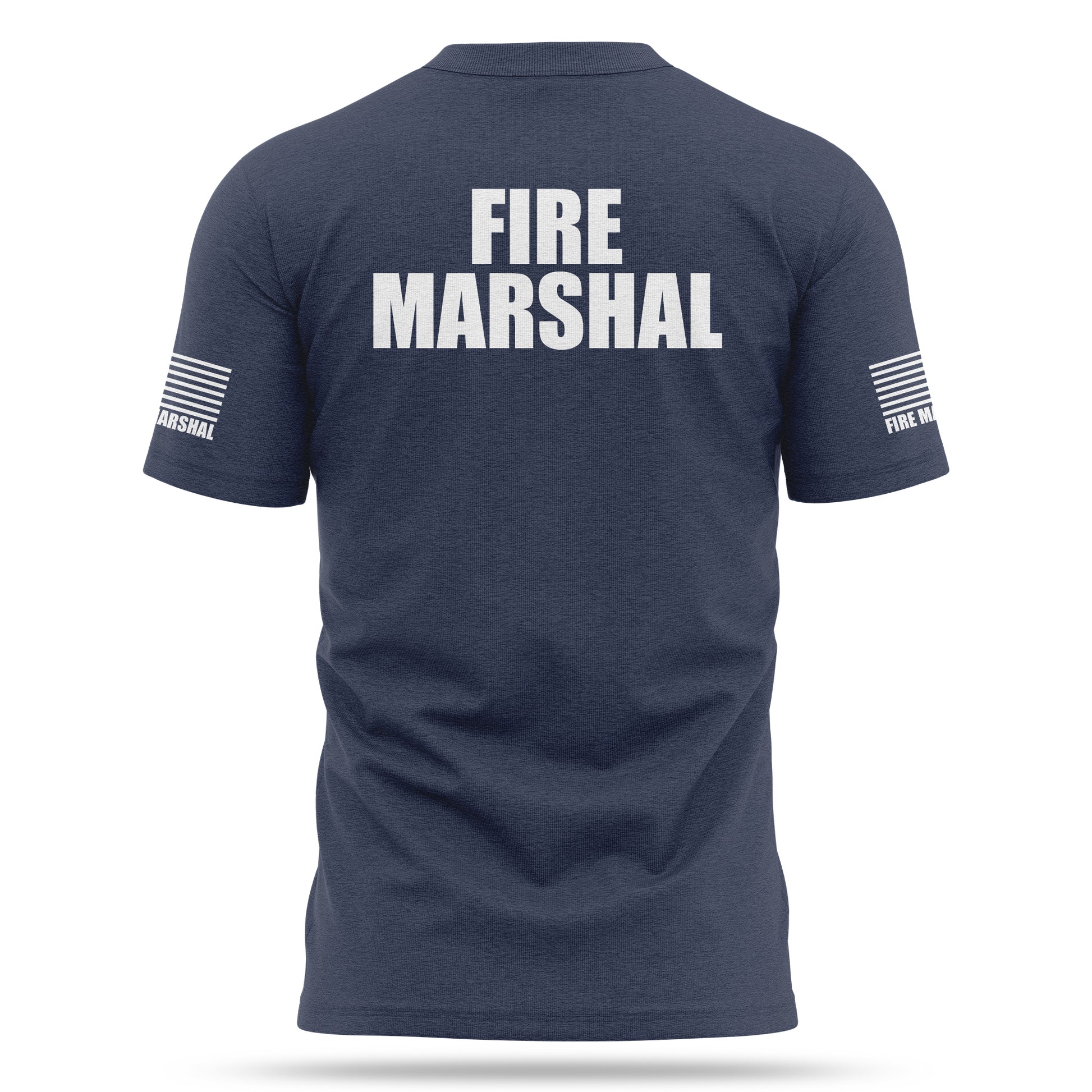 [FIRE MARSHAL] Cotton Blend Shirt [NVY/WHT]-13 Fifty Apparel