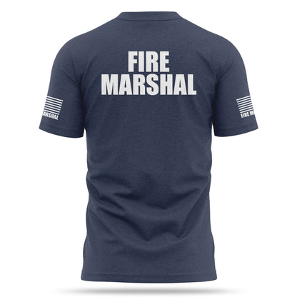 [FIRE MARSHAL] Cotton Blend Shirt [NVY/WHT]-13 Fifty Apparel