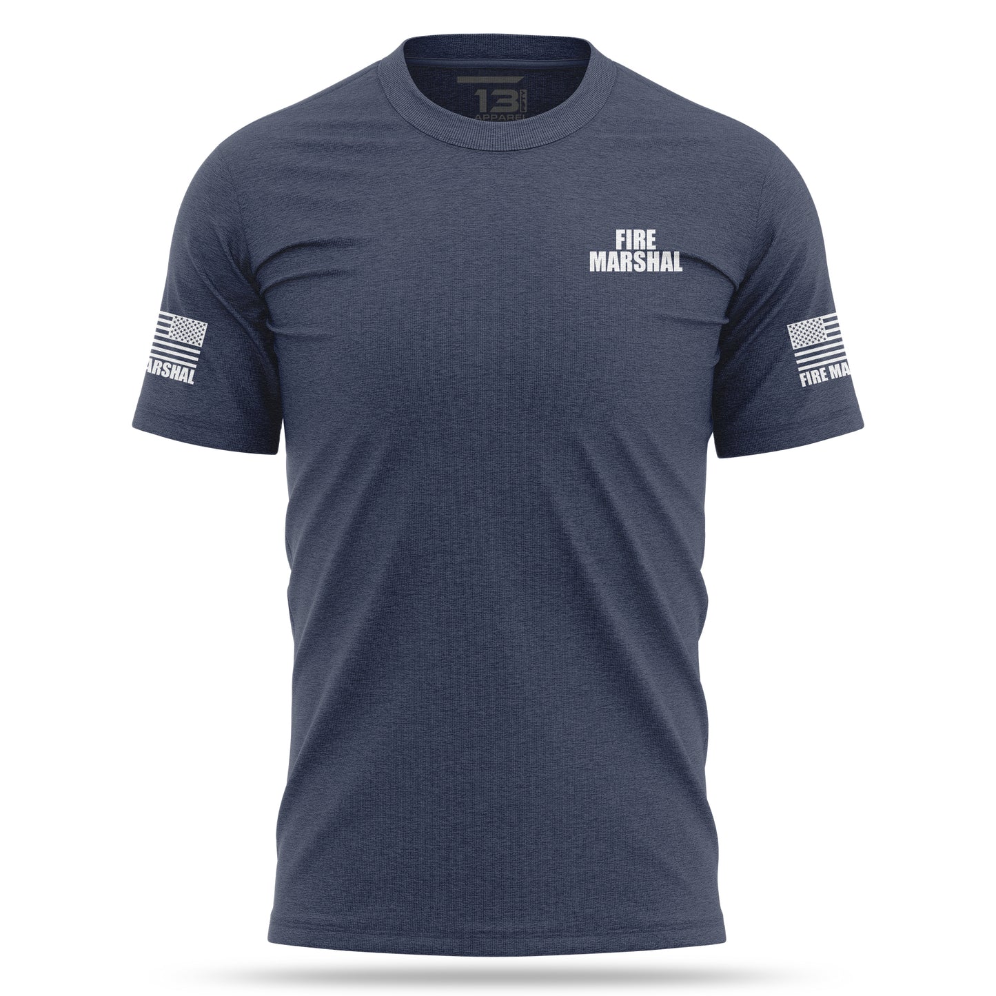 [FIRE MARSHAL] Cotton Blend Shirt [NVY/WHT]-13 Fifty Apparel