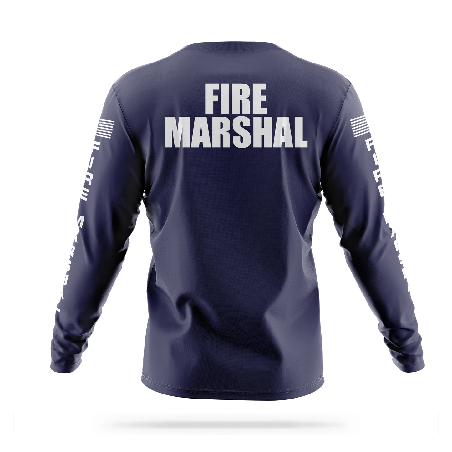 [FIRE MARSHAL] Men's Utility Long Sleeve [NVY/WHT]-13 Fifty Apparel