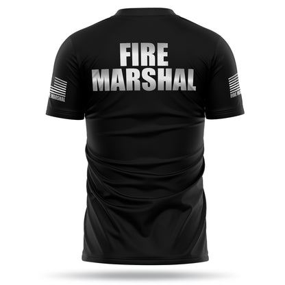 [FIRE MARSHAL] Men's Utility Shirt [BLK/REF]-13 Fifty Apparel