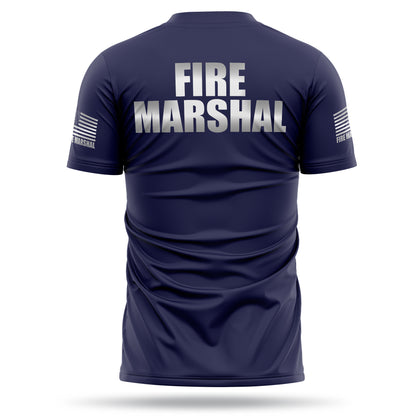 [FIRE MARSHAL] Men's Utility Shirt [NVY/REF]-13 Fifty Apparel