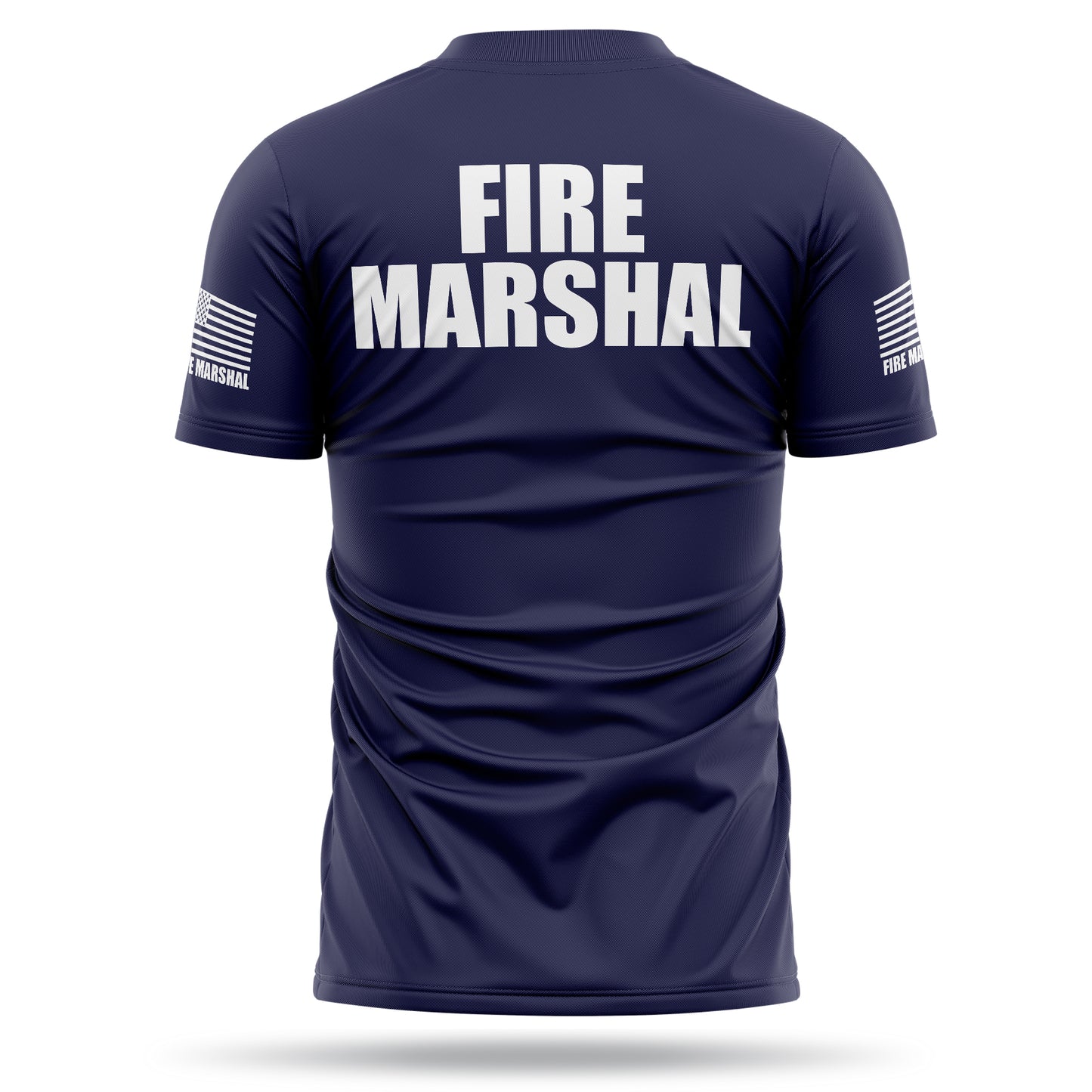 [FIRE MARSHAL] Men's Utility Shirt [NVY/WHT]-13 Fifty Apparel
