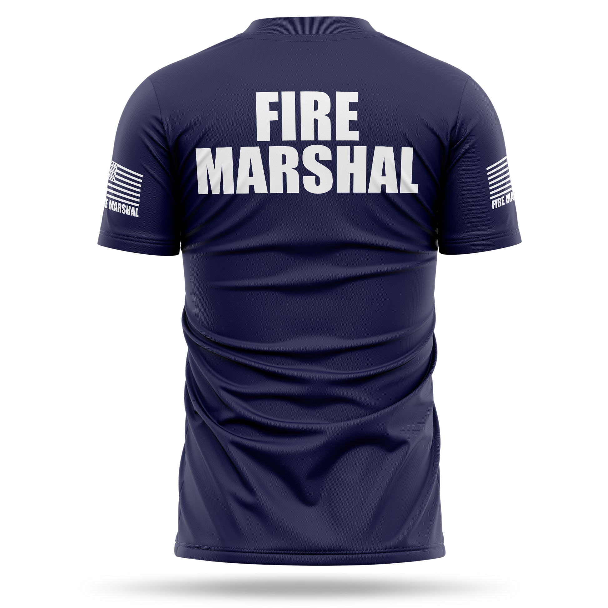 [FIRE MARSHAL] Men's Utility Shirt [NVY/WHT]-13 Fifty Apparel