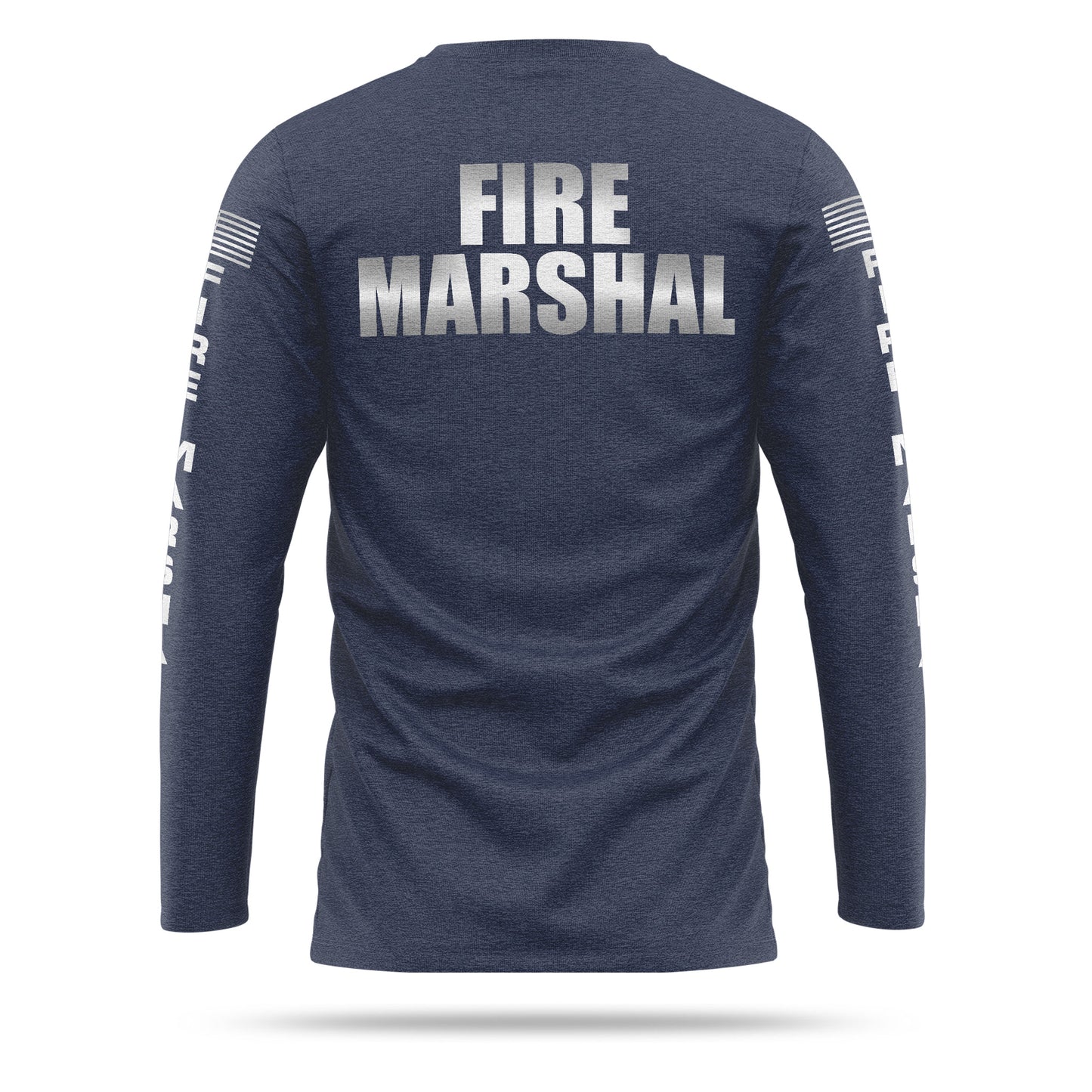 [FIRE MARSHAL] Reflective Cotton Blend Long Sleeve [NVY/REF]﻿﻿﻿﻿﻿﻿﻿﻿-13 Fifty Apparel