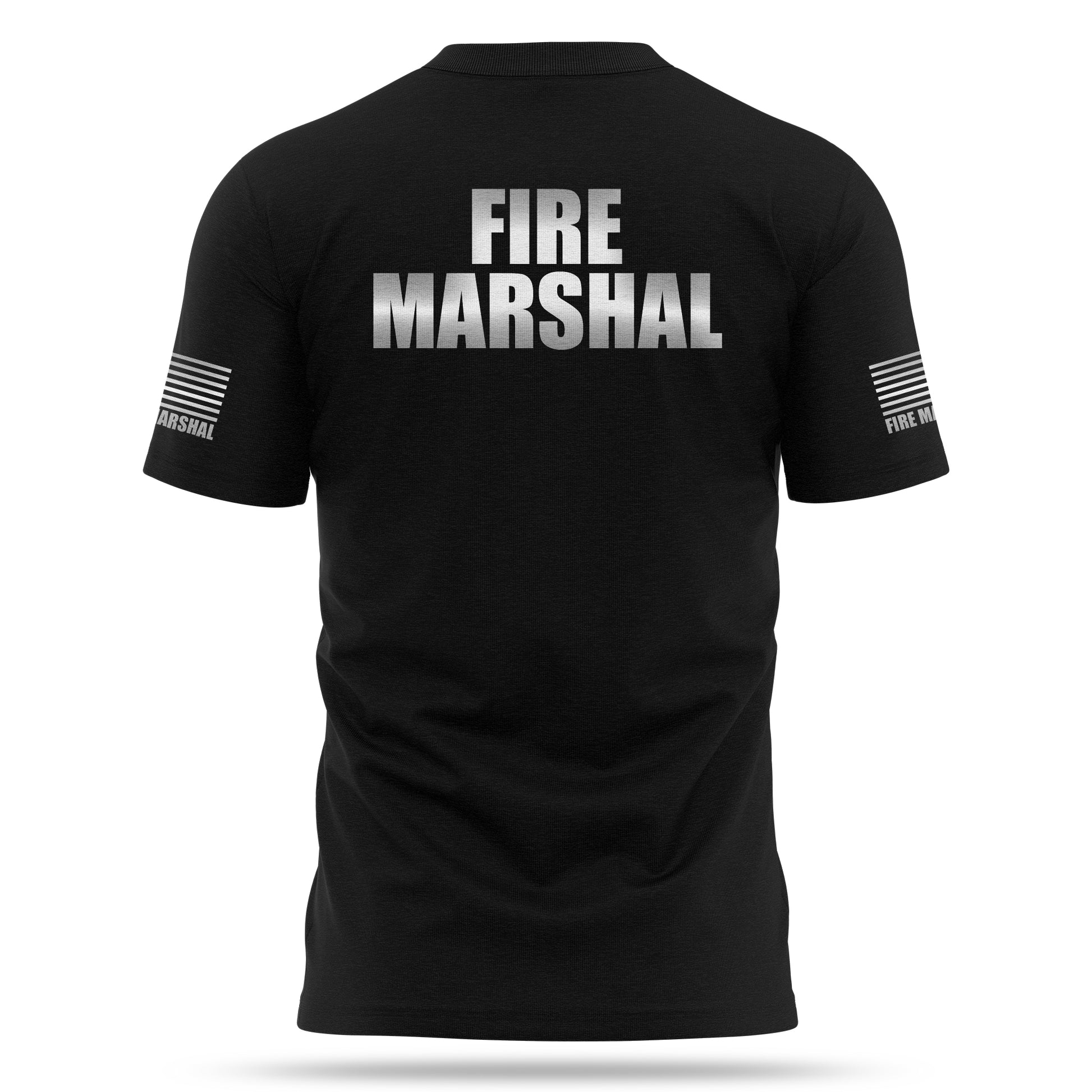 [FIRE MARSHAL] Reflective Cotton Blend Shirt [BLK/REF]-13 Fifty Apparel