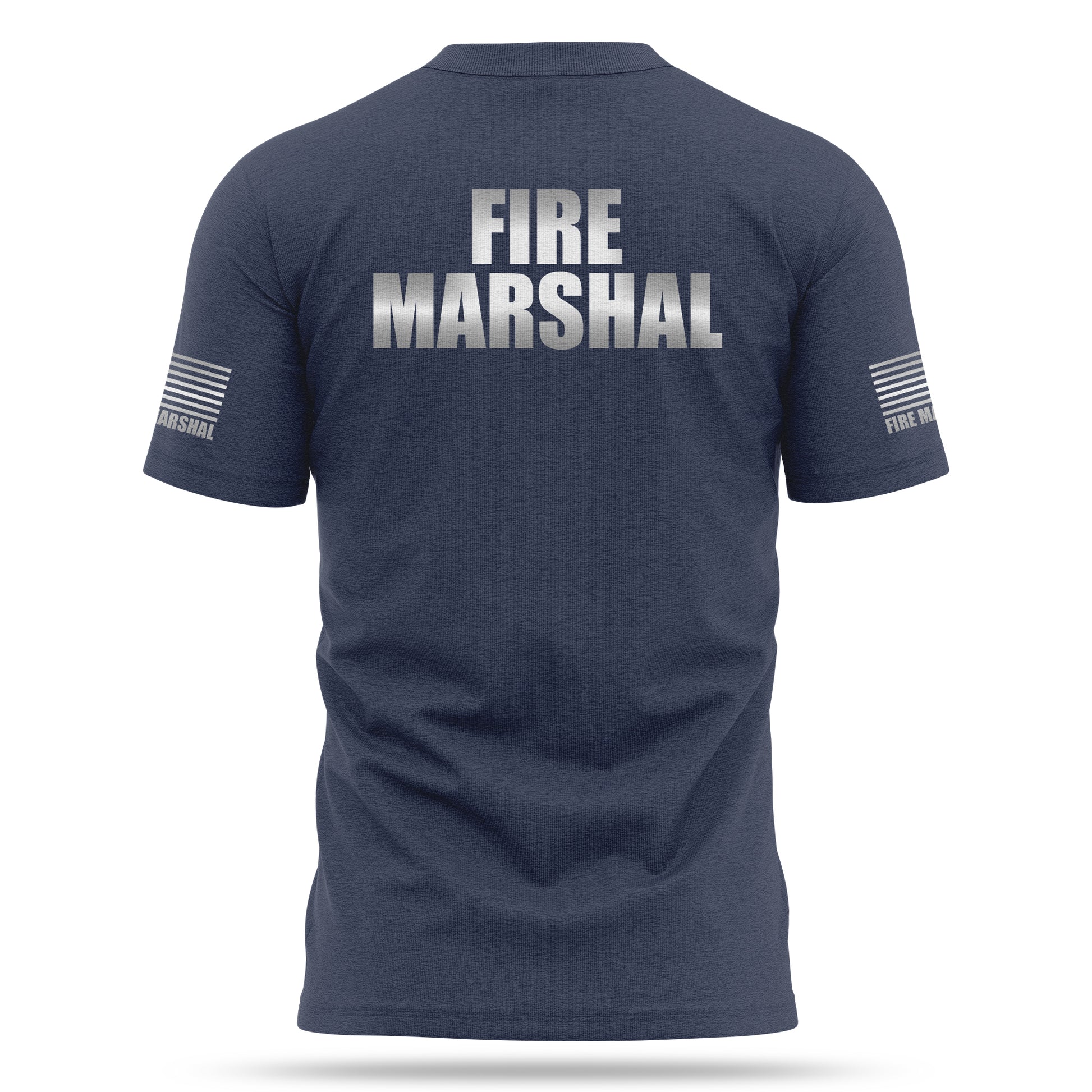 [FIRE MARSHAL] Reflective Cotton Blend Shirt [NVY/REF]-13 Fifty Apparel