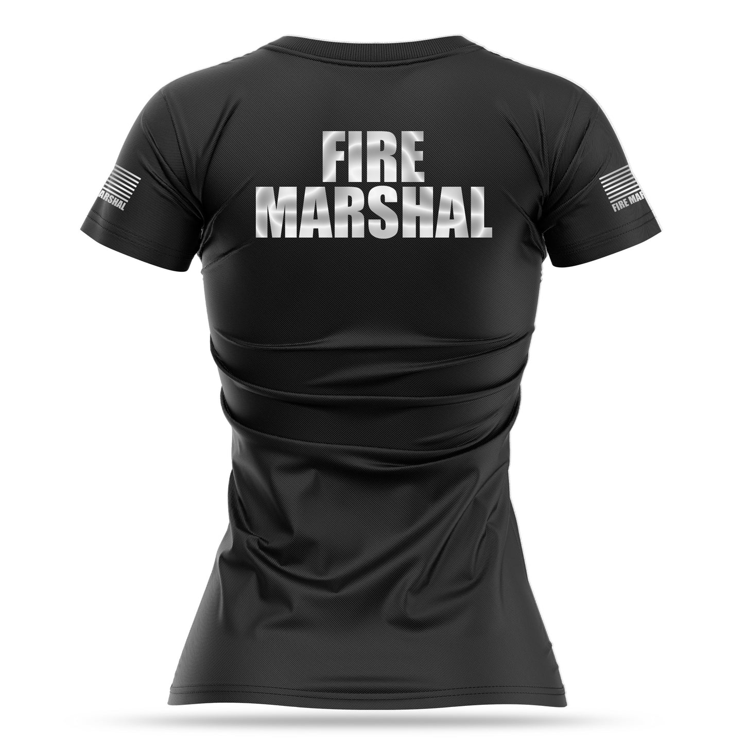 [FIRE MARSHAL] Reflective Women's Utility Shirt [BLK/REF]﻿﻿﻿-13 Fifty Apparel