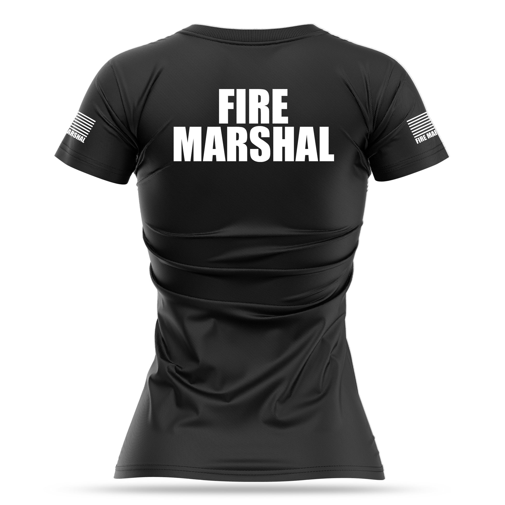 [FIRE MARSHAL] Women's Utility Shirt [BLK/WHT]﻿﻿﻿ 13 Fifty Apparel 