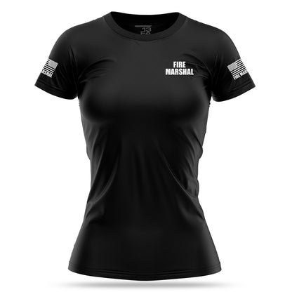 [FIRE MARSHAL] Women's Utility Shirt [BLK/WHT]﻿﻿﻿ 13 Fifty Apparel 